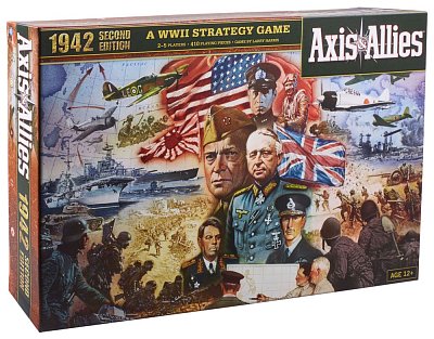 Desková hra Avalon Hill Axis & Allies 1942 anglicky - Vážně poškozený obal